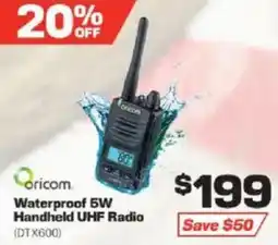 Repco Waterproof 5W Handheld UHF Radio offer