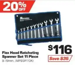 Repco Flex Head Ratcheting Spanner Set offer