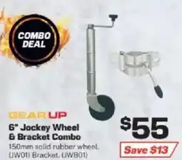 Repco 6" Jockey Wheel & Bracket Combo offer