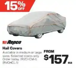 Repco Hail Covers offer