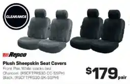 Repco Plush Sheepskin Seat Covers offer