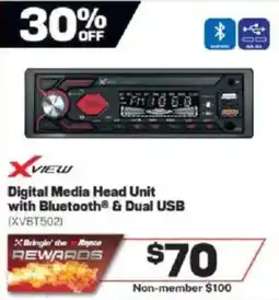 Repco Digital Media Head Unit with Bluetooth & Dual USB offer