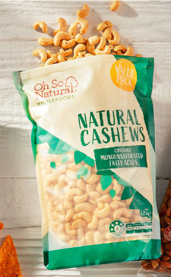 ALDI Natural cashews 1.2kg offer