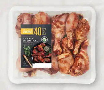 ALDI Ready, set…cook! rspca approved chicken drumsticks 1.5kg honey soy offer