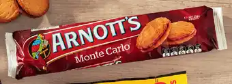 ALDI Arnott’s monte carlo 250g offer