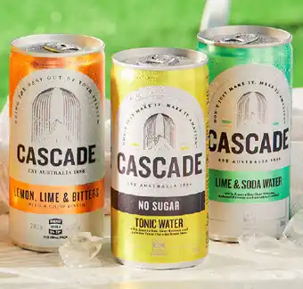 ALDI Cascade mixers 4 x 200ml offer