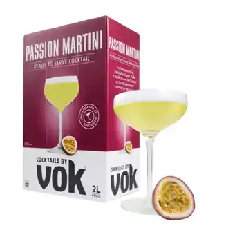 ALDI Vok passion martini 2l offer