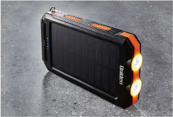 ALDI Uniden portable solar powerbank offer