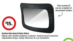 Coles Nurtura backseat baby mirror offer