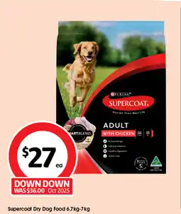 Coles Supercoat dry dog food offer