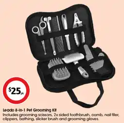 Coles Leado 8-in-1 pet grooming kit offer