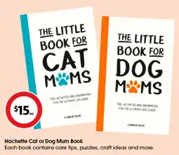 Coles Hachette cat or dog mum book offer