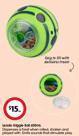 Coles Leado giggle ball offer
