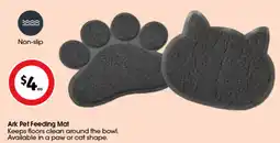 Coles Ark pet feeding mat offer