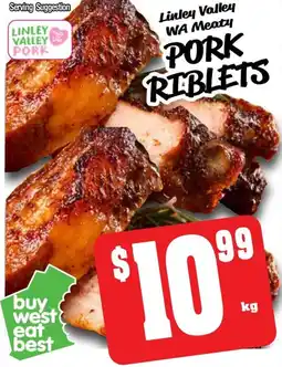 Farmer Jack's Pork riblets offer