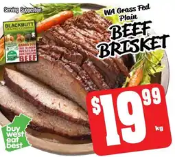 Farmer Jack's Beef brisket offer