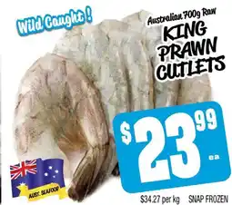 Farmer Jack's King prawn cutlets offer