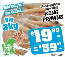 Farmer Jack's King prawns offer