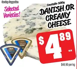Farmer Jack's Danish or creamy cheese offer