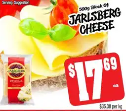 Farmer Jack's Jarlsberg cheese offer