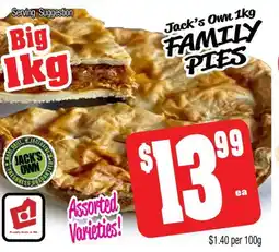 Farmer Jack's Family ples offer