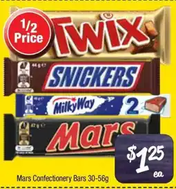 Farmer Jack's Mars confectionery bars offer