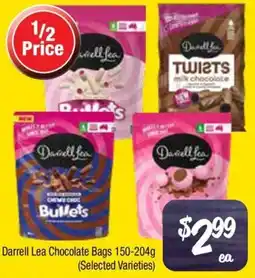Farmer Jack's Darrell lea chocolate bags (selected varieties) offer