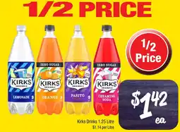 Farmer Jack's Kirks Drinks offer