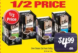 Farmer Jack's Dine classic cat food offer