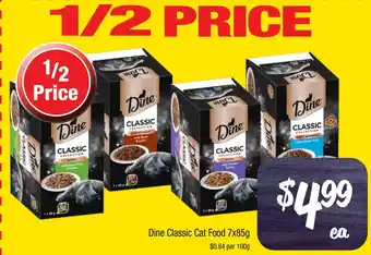 Farmer Jack's Dine classic cat food offer