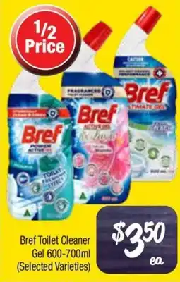 Farmer Jack's Bref toilet cleaner gel (selected varieties) offer