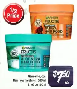 Farmer Jack's Garnier fructis hair food treatment offer