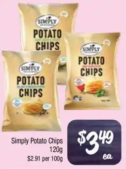 Farmer Jack's Simply potato chips offer