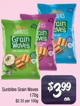 Farmer Jack's Sunbites grain waves offer
