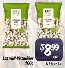 Farmer Jack's Eat well pistachios offer