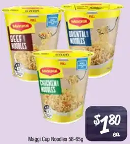 Farmer Jack's Maggi cup noodles offer