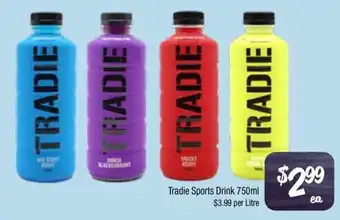 Farmer Jack's Tradie sports drink offer