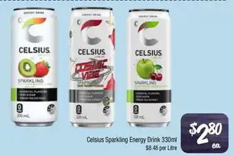 Farmer Jack's Celsius sparkling energy drink offer