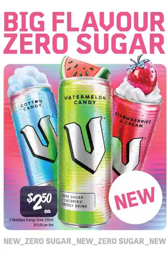 Farmer Jack's V nostalgia energy drink offer