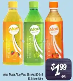 Farmer Jack's Aloe Mate Aloe Vera Drinks offer