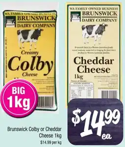 Farmer Jack's Brunswick Colby or Cheddar Cheese offer