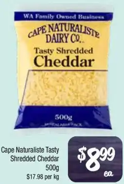 Farmer Jack's Cape Naturaliste Tasty Shredded Cheddar offer