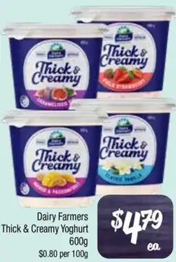 Farmer Jack's Dairy Farmers Thick & Creamy Yoghurt offer