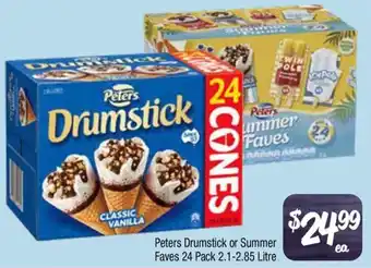 Farmer Jack's Peters Drumstick or Summer Faves offer