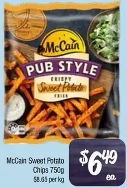 Farmer Jack's McCain Sweet Potato Chips offer