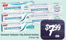 Farmer Jack's Sensodyne Toothpaste (Selected Varieties) offer