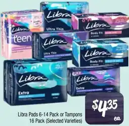 Farmer Jack's Libra Pads or Tampons offer