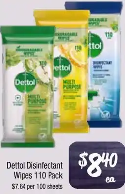 Farmer Jack's Dettol Disinfectant Wipes offer
