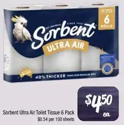 Farmer Jack's Sorbent Ultra Air Toilet Tissue offer