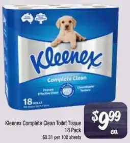 Farmer Jack's Kleenex Complete Clean Toilet Tissue offer